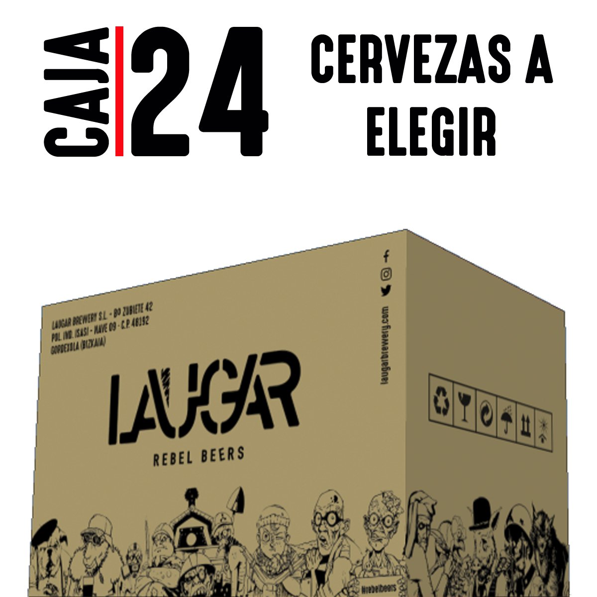 Custom box 24 beers